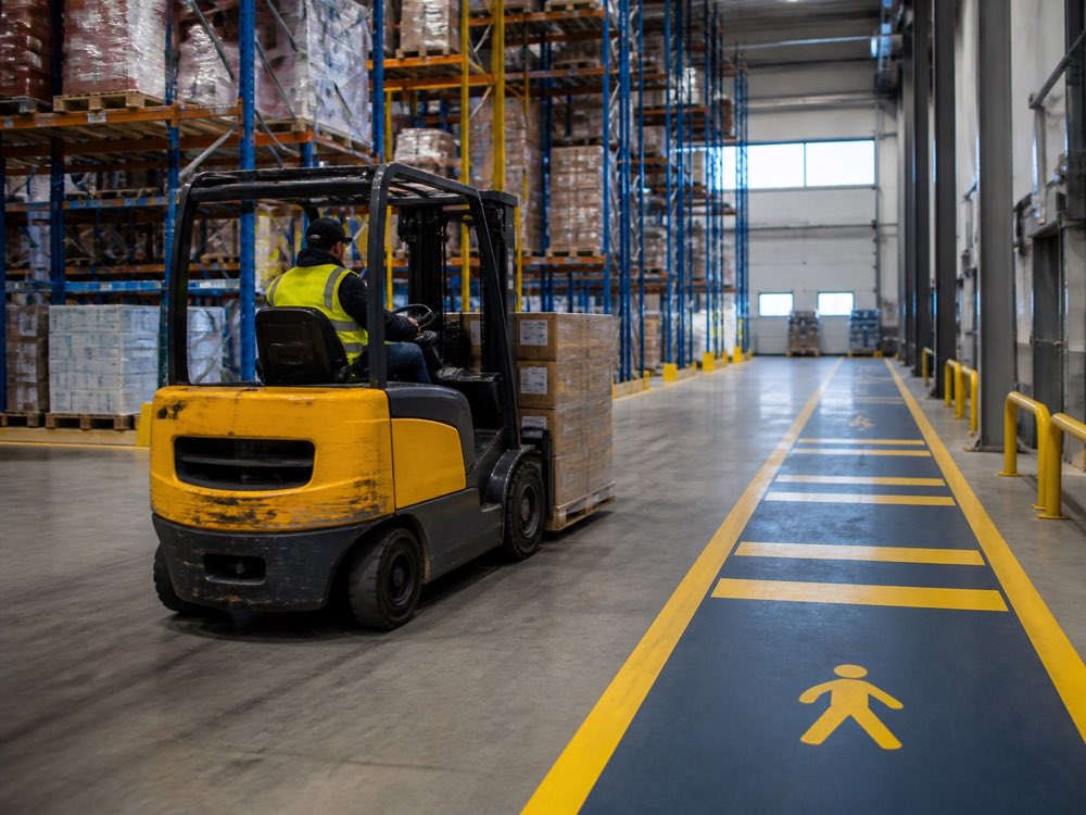 Material Handling: warehouse scene